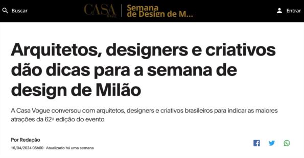 Casa Vogue Brazil